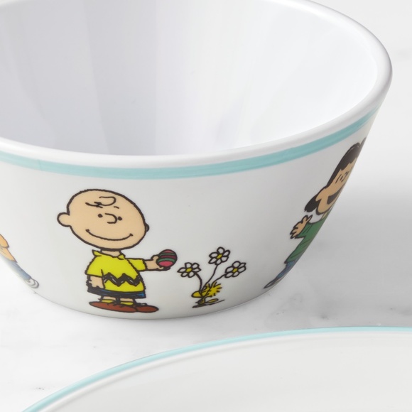 Peanuts Kids Melamine 3pc Dinnerware Set - New in Box - Picture 2 of 3